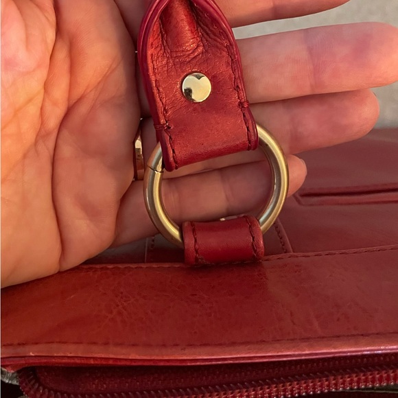 Franklin Covey vintage shoulder handbag tote Red - Picture 6 of 15